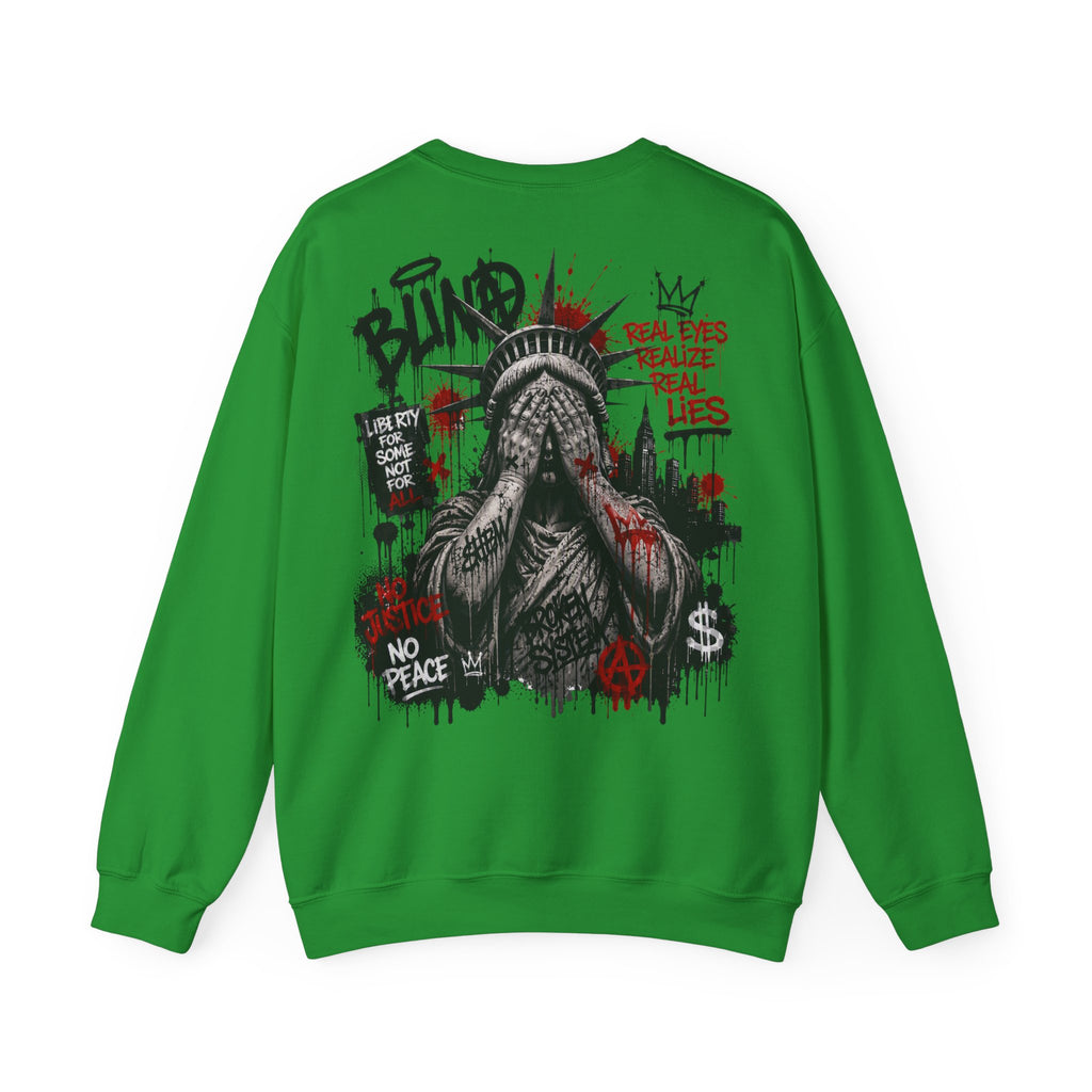 Freedom Hurts Graphic Crewneck Sweatshirt