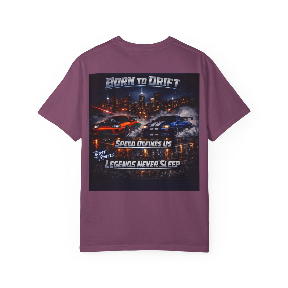 Drift Racing T-Shirt — "Ride or Die / Born to Drift" Street Racing Tee