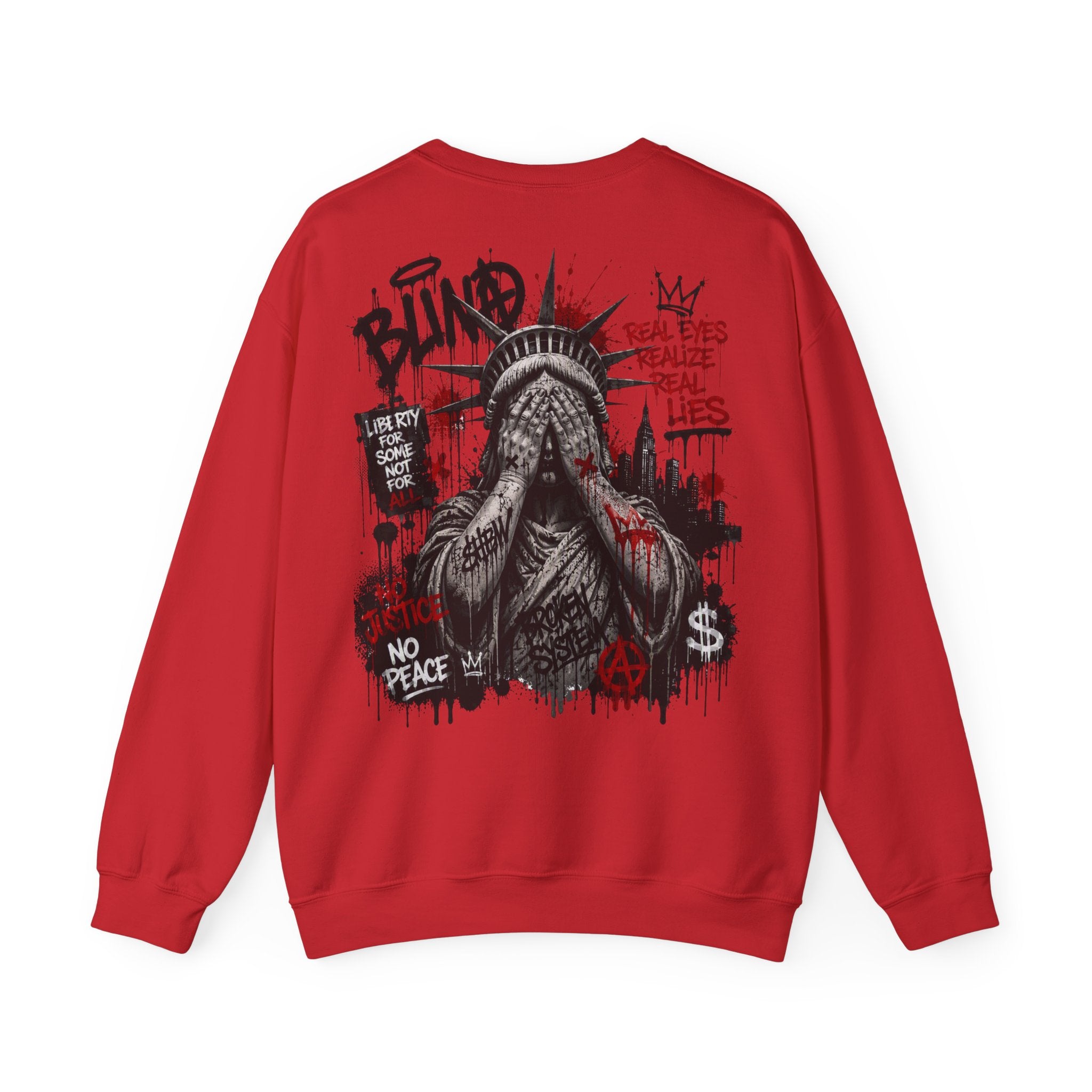 Freedom Hurts Graphic Crewneck Sweatshirt