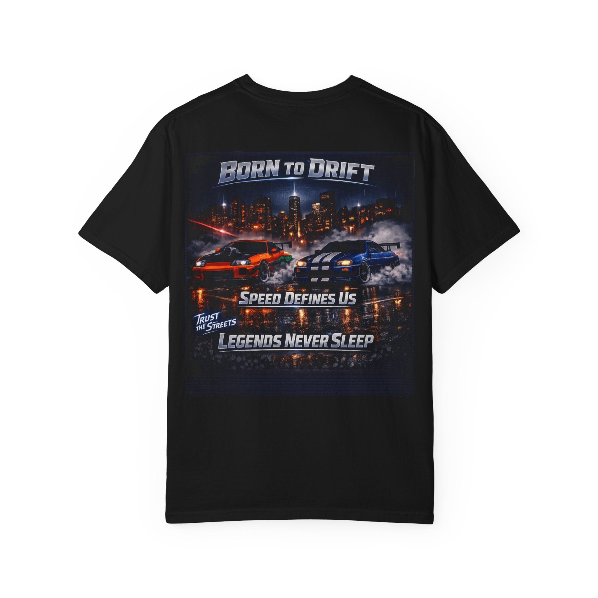 Drift Racing T-Shirt — "Ride or Die / Born to Drift" Street Racing Tee