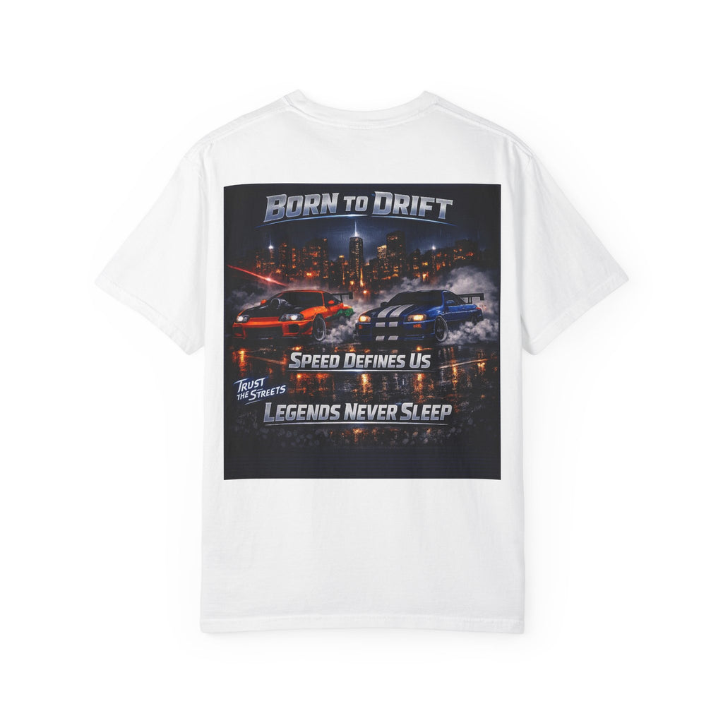 Drift Racing T-Shirt — "Ride or Die / Born to Drift" Street Racing Tee