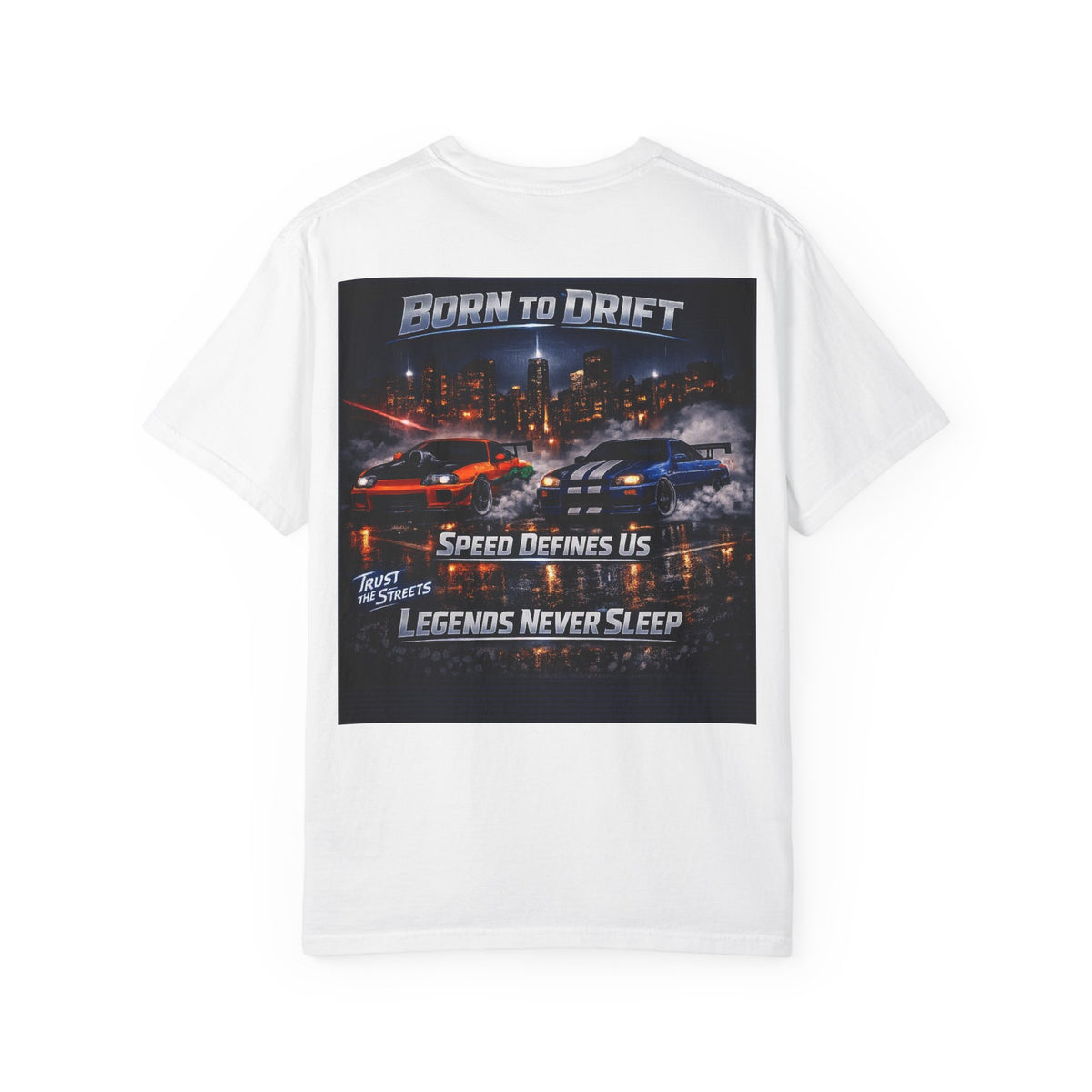 Drift Racing T-Shirt — "Ride or Die / Born to Drift" Street Racing Tee