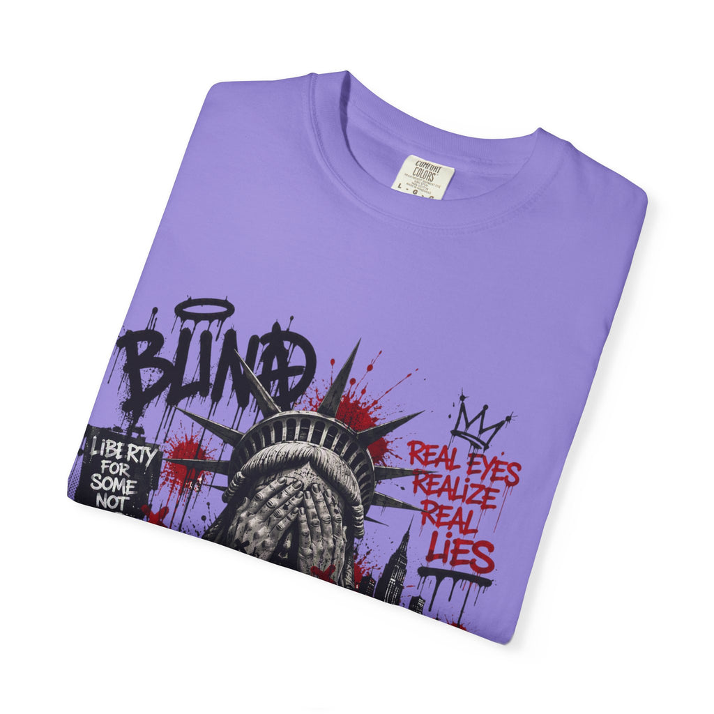 T-Shirt — Graffiti Statue of Liberty 'Blind' Street Art Tee