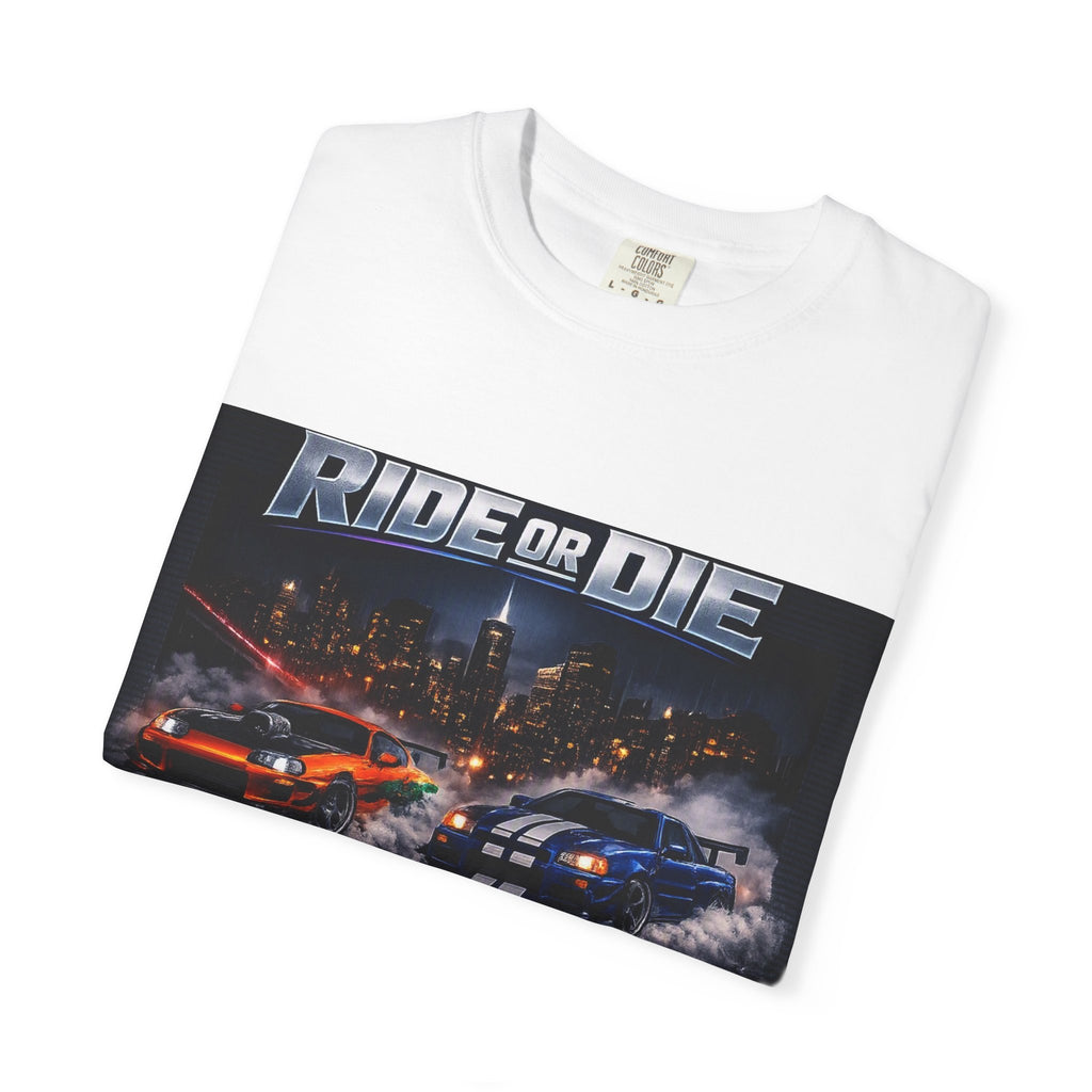 Drift Racing T-Shirt — "Ride or Die / Born to Drift" Street Racing Tee