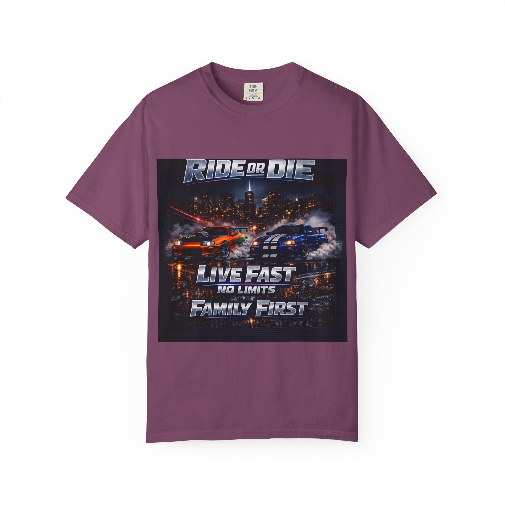 Drift Racing T-Shirt — "Ride or Die / Born to Drift" Street Racing Tee