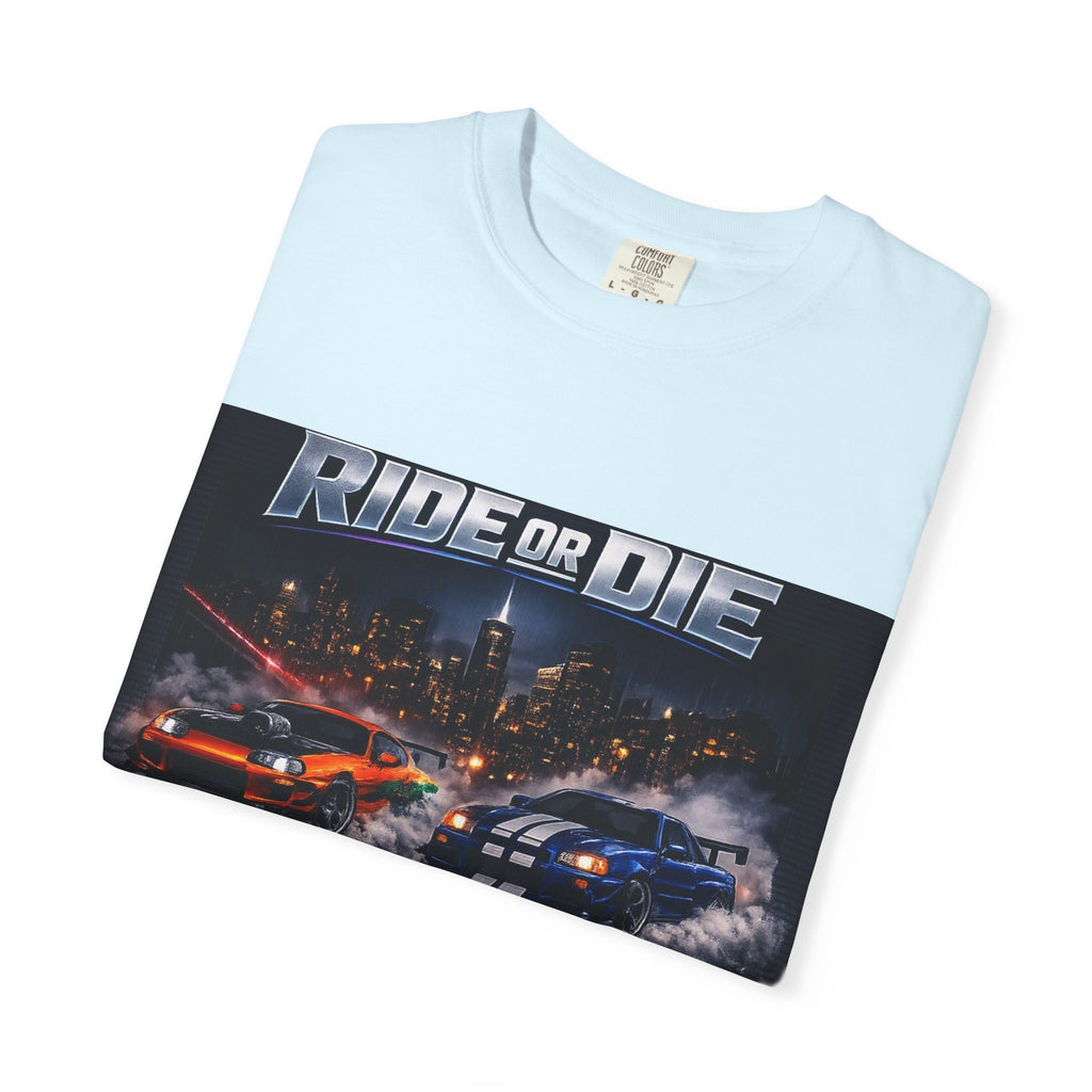 Drift Racing T-Shirt — "Ride or Die / Born to Drift" Street Racing Tee