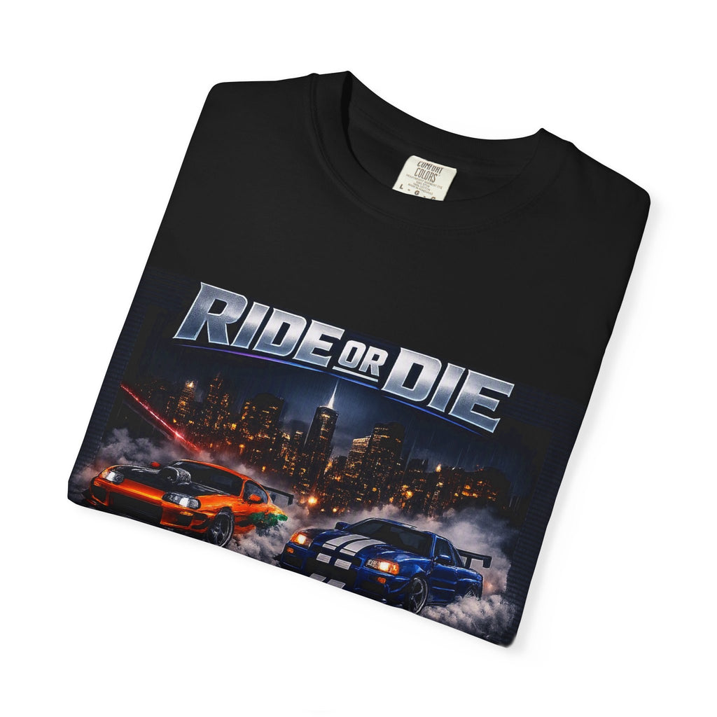 Drift Racing T-Shirt — "Ride or Die / Born to Drift" Street Racing Tee