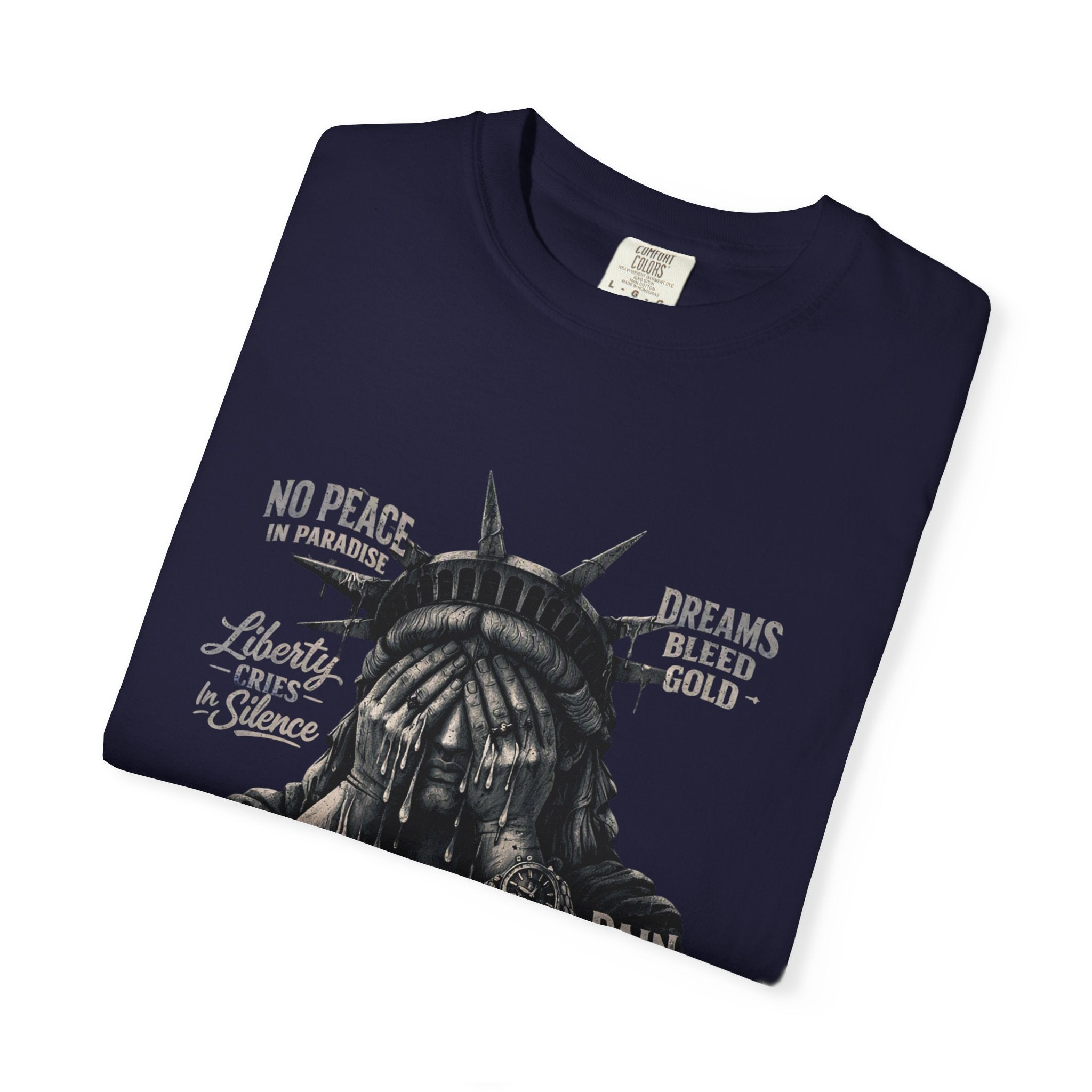 Freedom Hurts T-Shirt — Patriotic Liberty Statue Graphic Tee