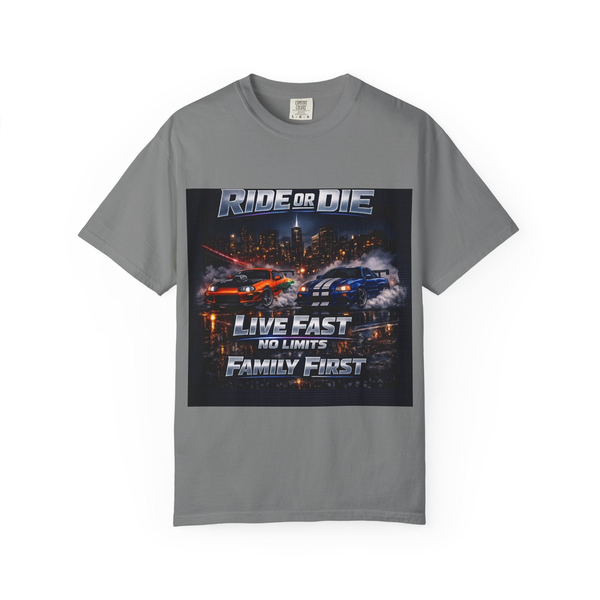 Drift Racing T-Shirt — "Ride or Die / Born to Drift" Street Racing Tee