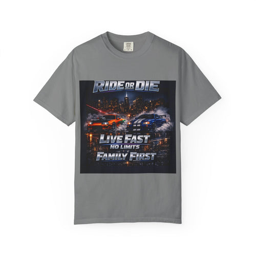 Drift Racing T-Shirt — "Ride or Die / Born to Drift" Street Racing Tee