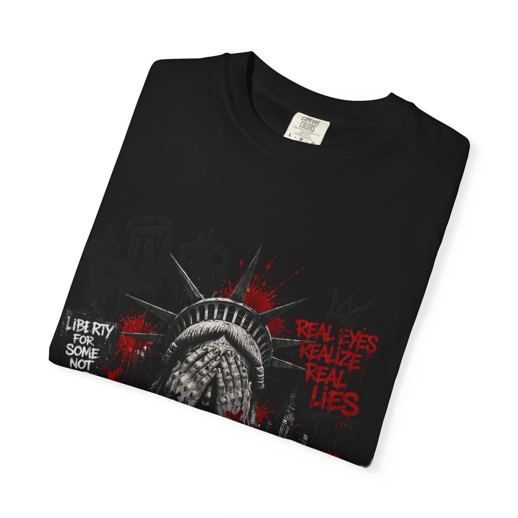 T-Shirt — Graffiti Statue of Liberty 'Blind' Street Art Tee