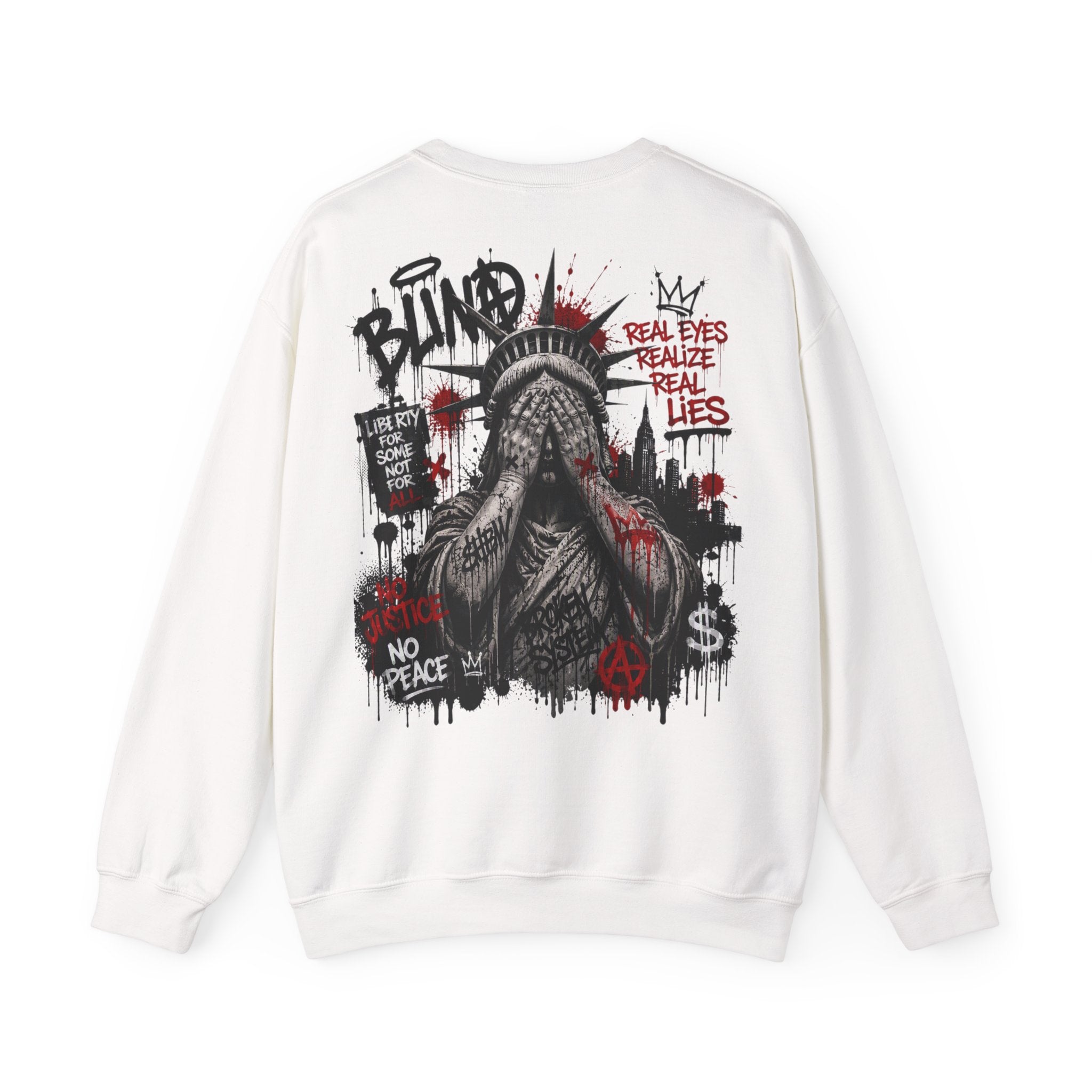 Freedom Hurts Graphic Crewneck Sweatshirt