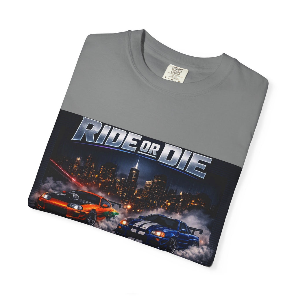 Drift Racing T-Shirt — "Ride or Die / Born to Drift" Street Racing Tee