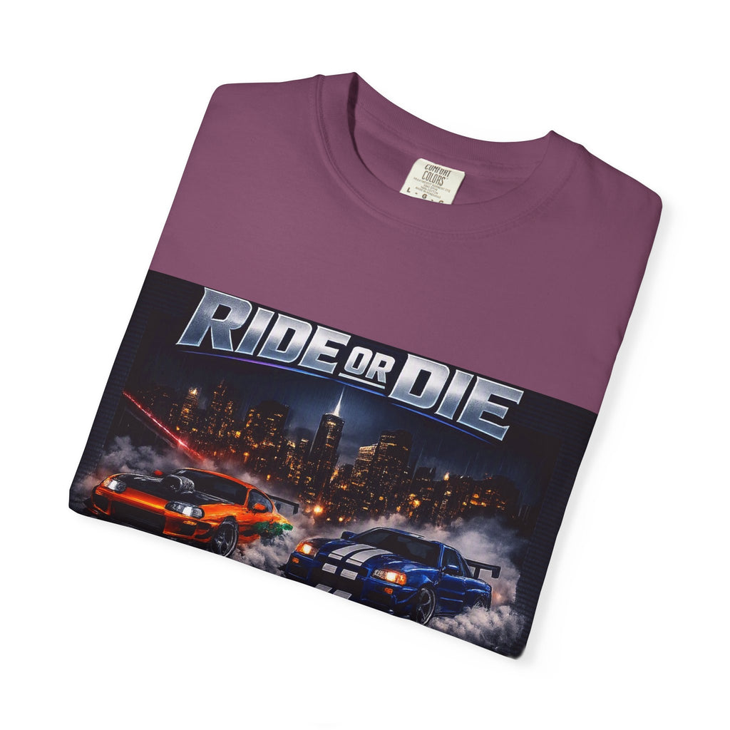 Drift Racing T-Shirt — "Ride or Die / Born to Drift" Street Racing Tee