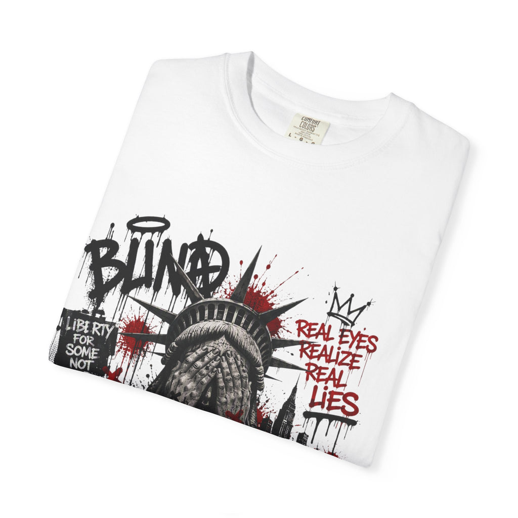 T-Shirt — Graffiti Statue of Liberty 'Blind' Street Art Tee